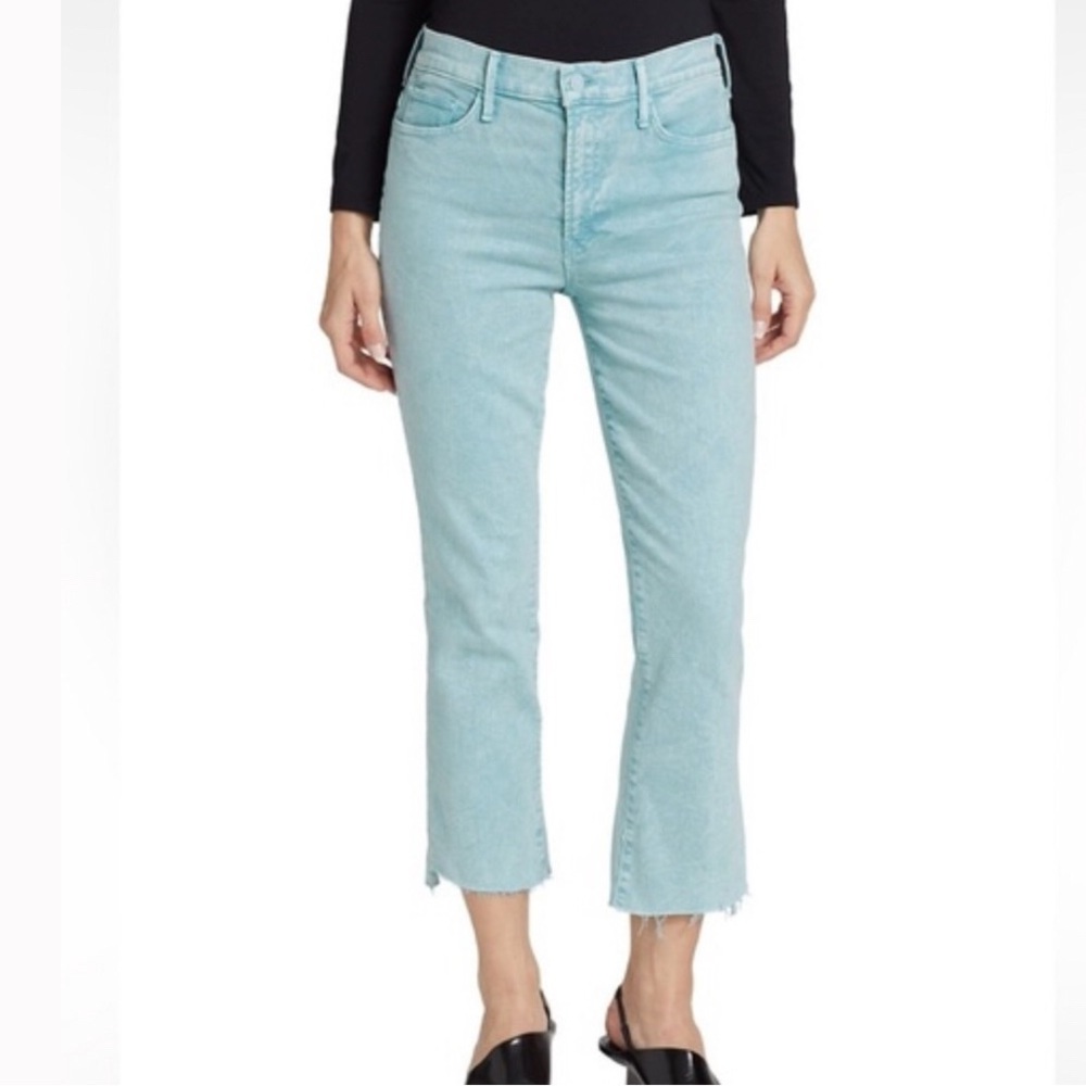 MOTHER Jeans The Insider Crop Step Fray Come Out and Play